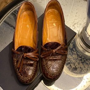 Genuine Crocodile Ralph Lauren loafer.